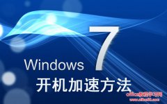 Win7开机加速方法总结