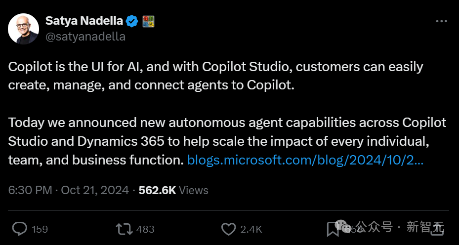 微软连发 10 个 AI 智能体，纳德拉硬刚 Salesforce CEO