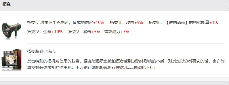 异象回声卡秋莎怎么样 卡秋莎角色详情一览