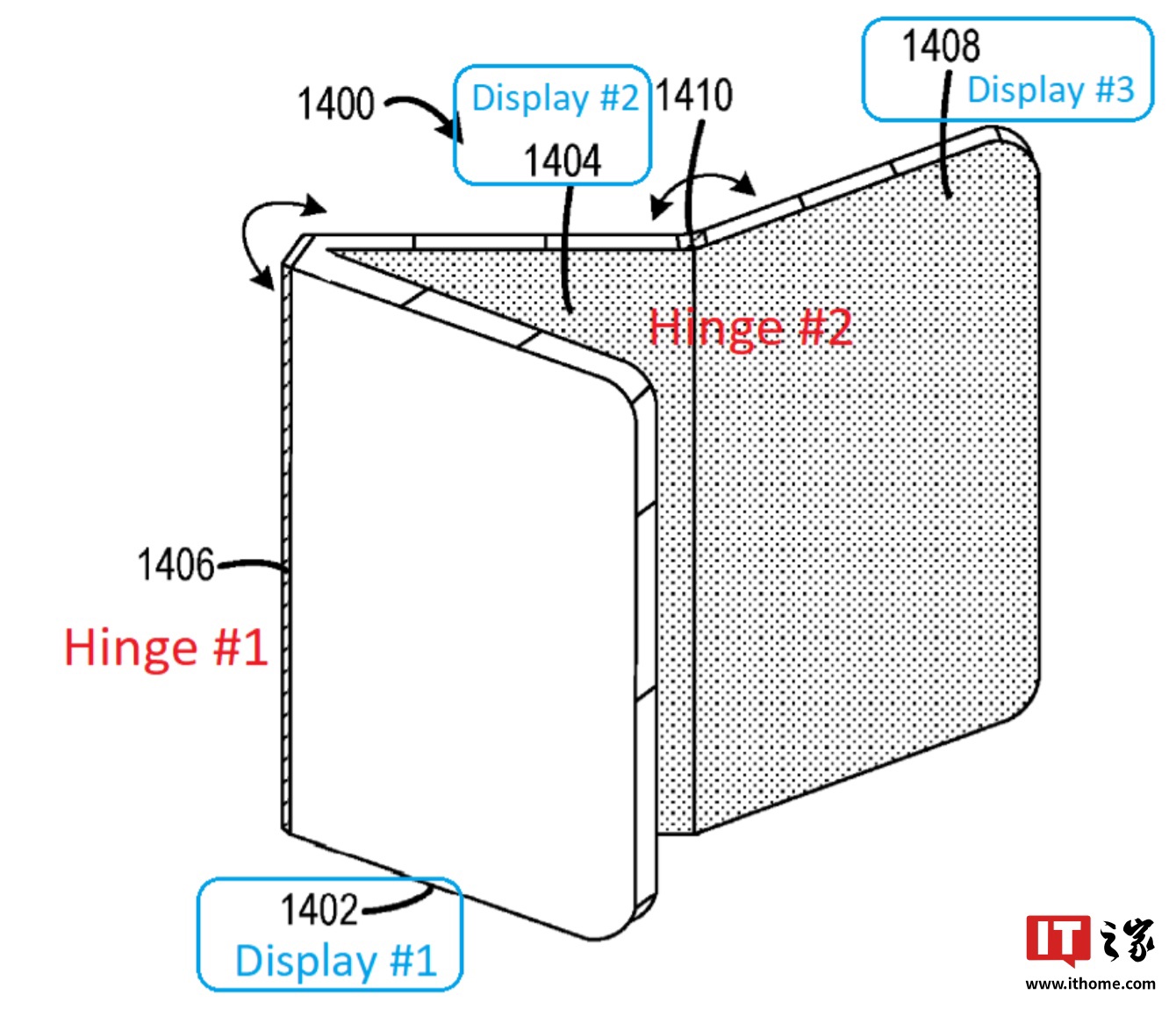 微软三折叠手机专利通过申请，或为 Surface Phone 铺路